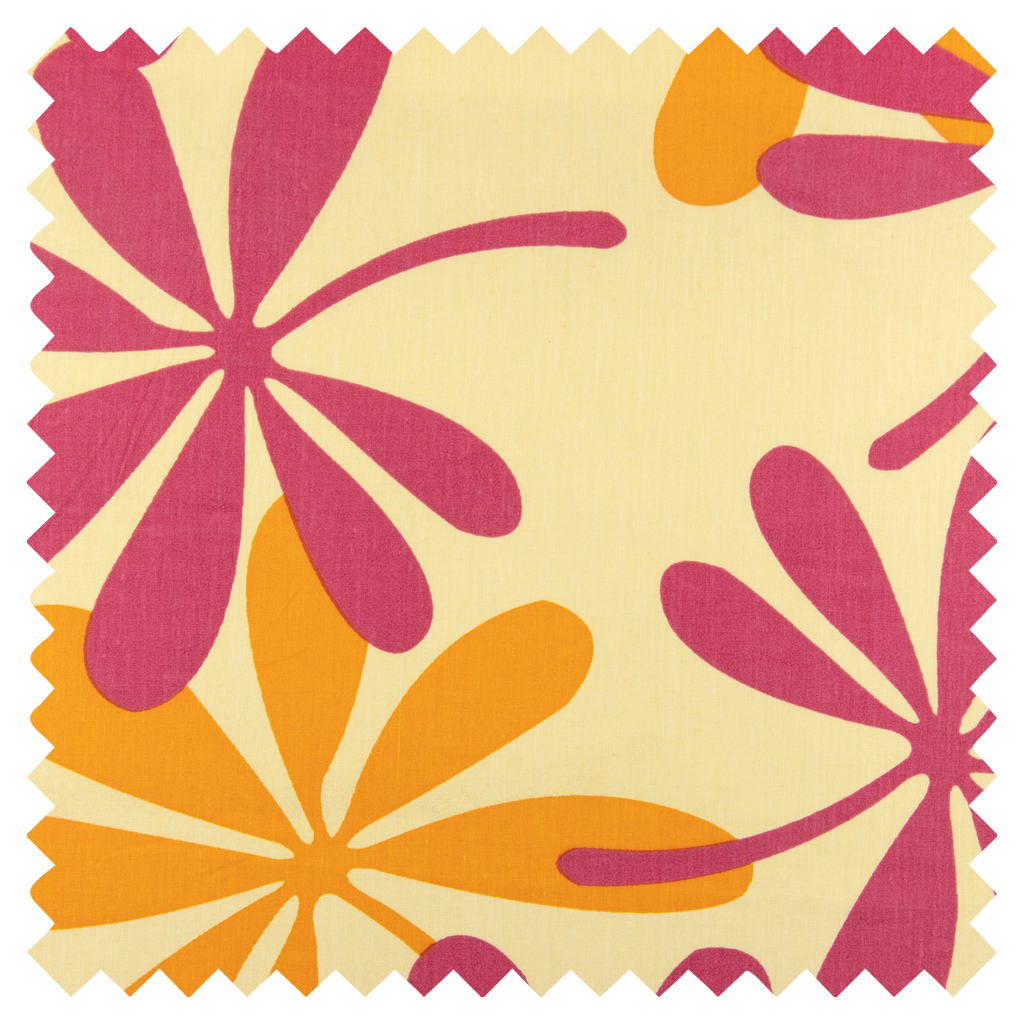217 Hilos Diseño de Flores Rosado/Naranja - Jocathex